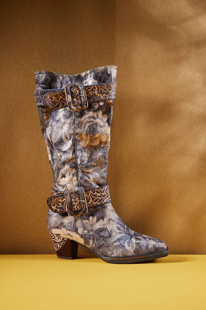 Soffia | Ferris Wide Calf Leather Knee High Boots - Image 11