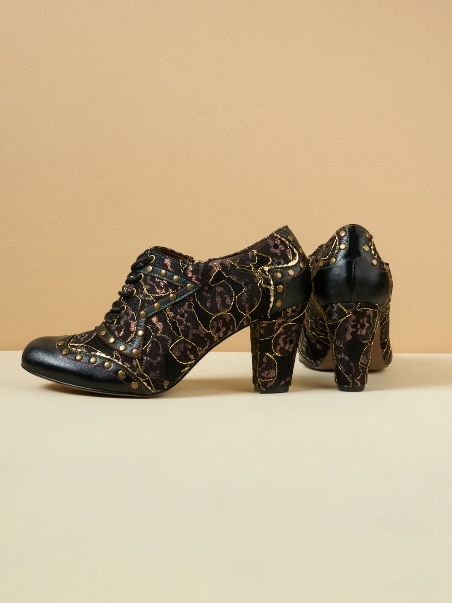Soffia | Jingle My Way Stud Embellished Jacquard Oxford - Image 4
