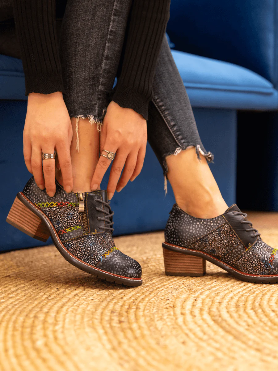 SOFFIA | JOCELYNN GALAXY LEATHER OXFORD - Image 10