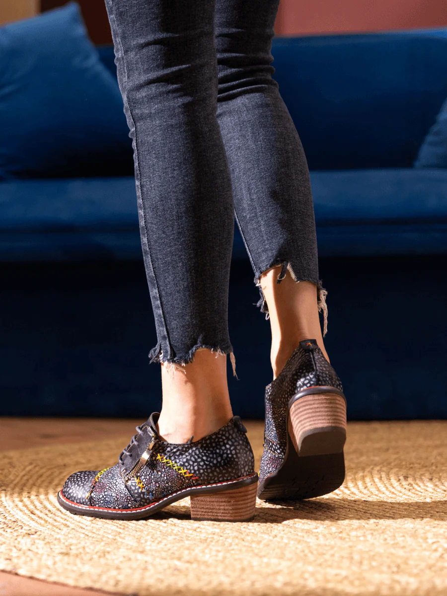 SOFFIA | JOCELYNN GALAXY LEATHER OXFORD - Image 8