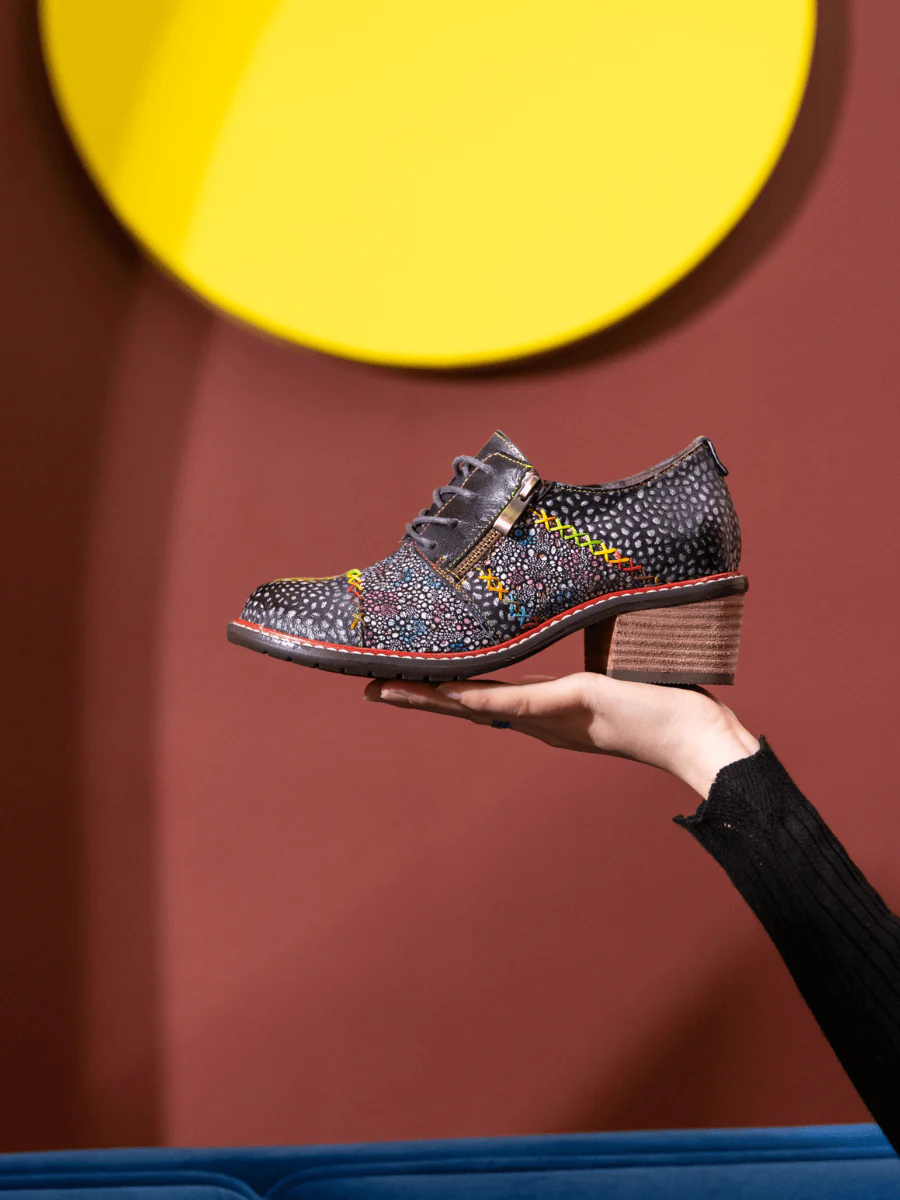 SOFFIA | JOCELYNN GALAXY LEATHER OXFORD - Image 9