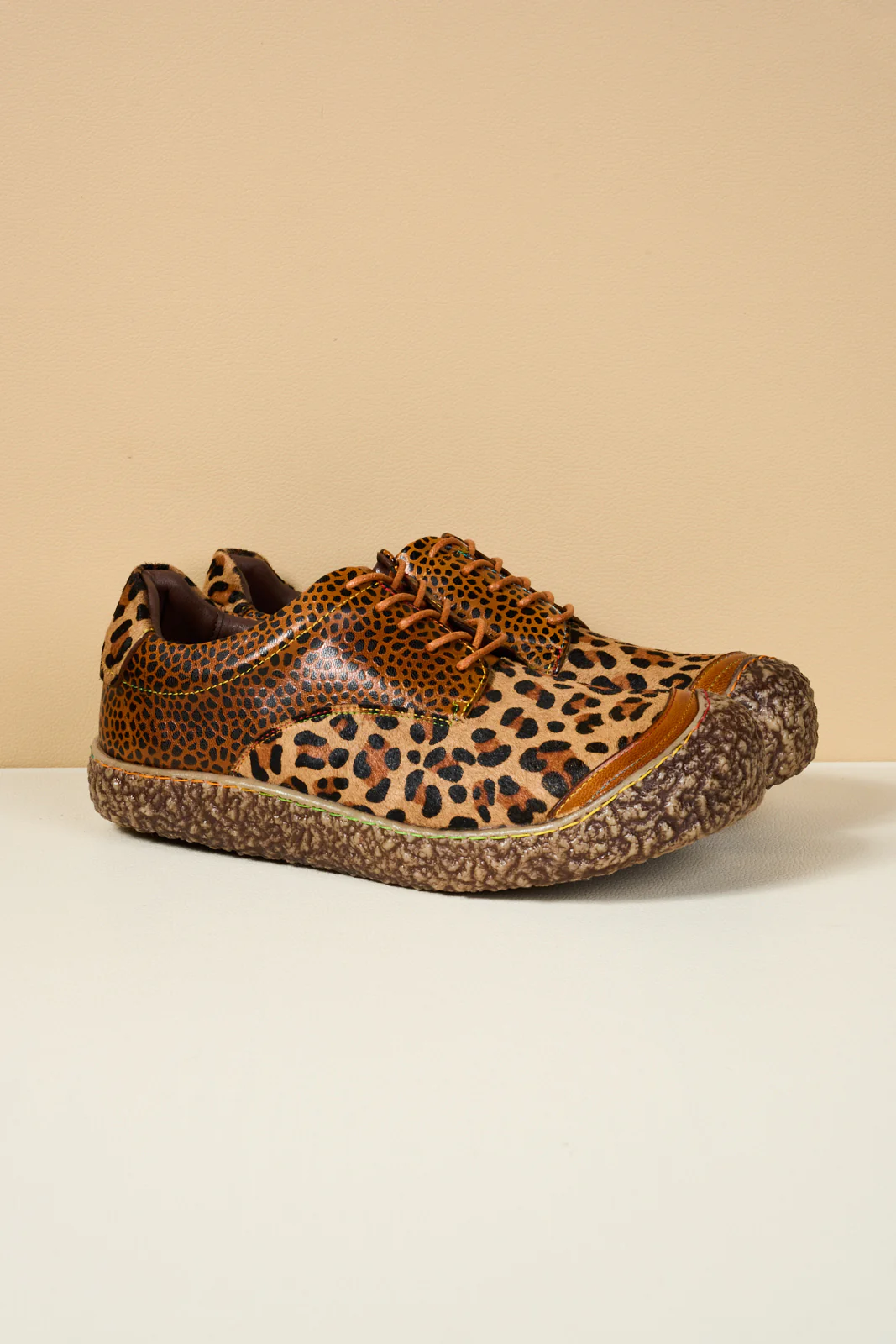 Soffia | Justeena Animal Pattern Leather Outdoor Sneaker - Image 10