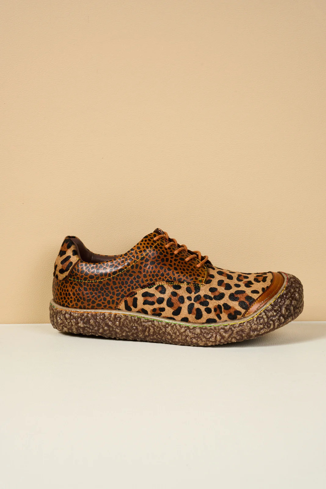 Soffia | Justeena Animal Pattern Leather Outdoor Sneaker - Image 11