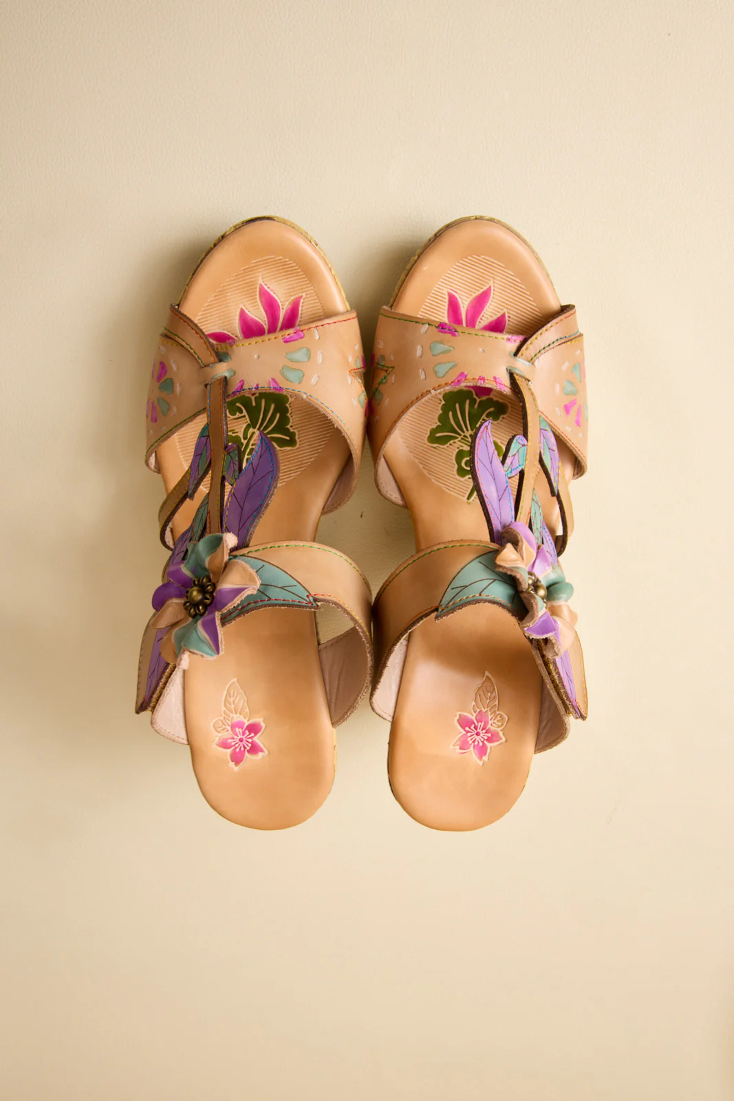 Soffia | Kalista Romance Floral Heel Sandals - Image 5