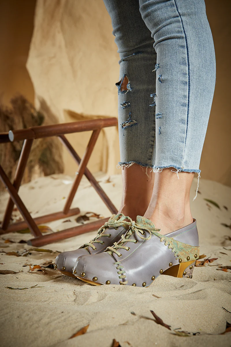 Soffia | Keelan Studded Leather Ankle Bootie - Image 3