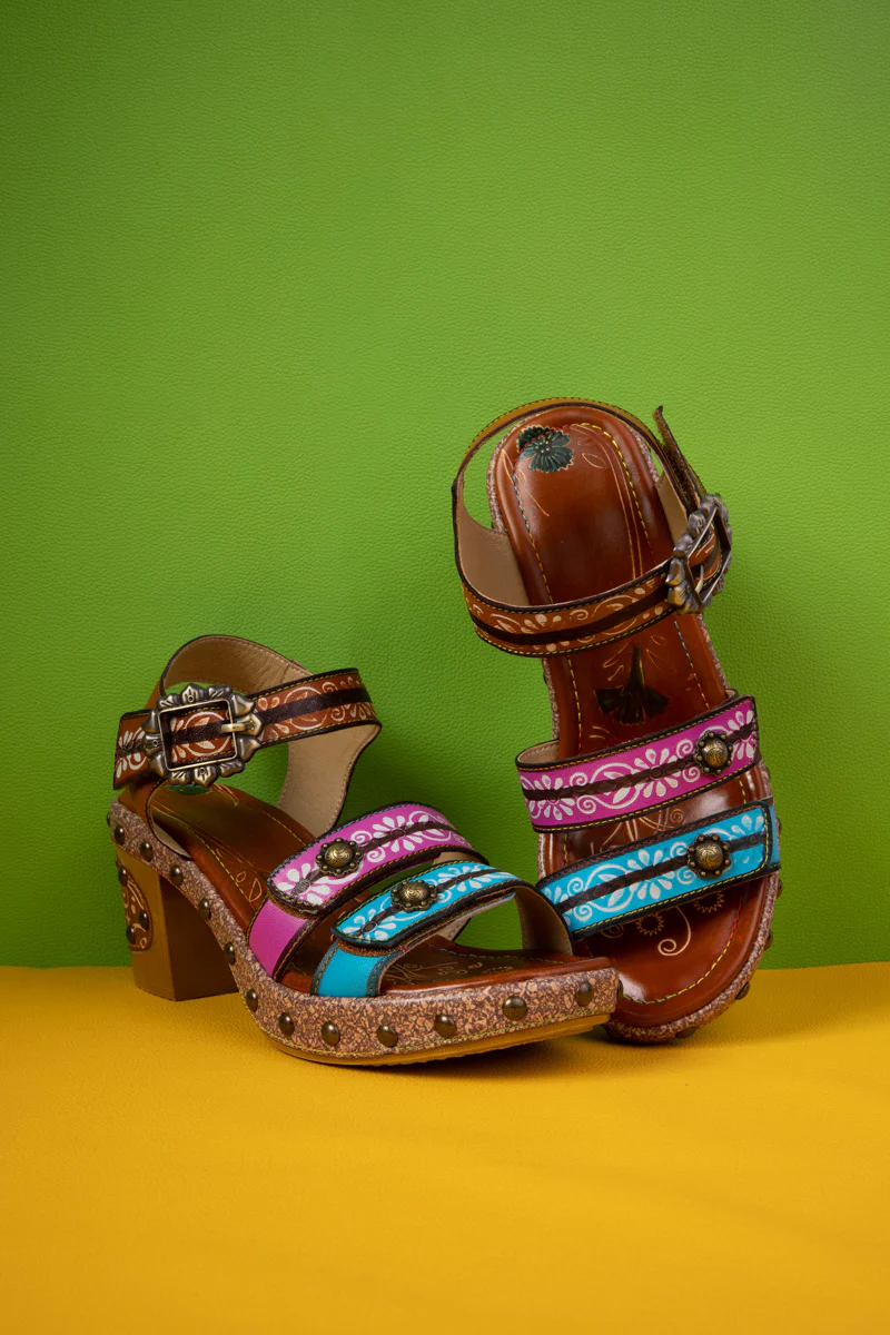 Soffia | Kind Of A Big Deal Rivet Studded Leather Sandal - Image 11