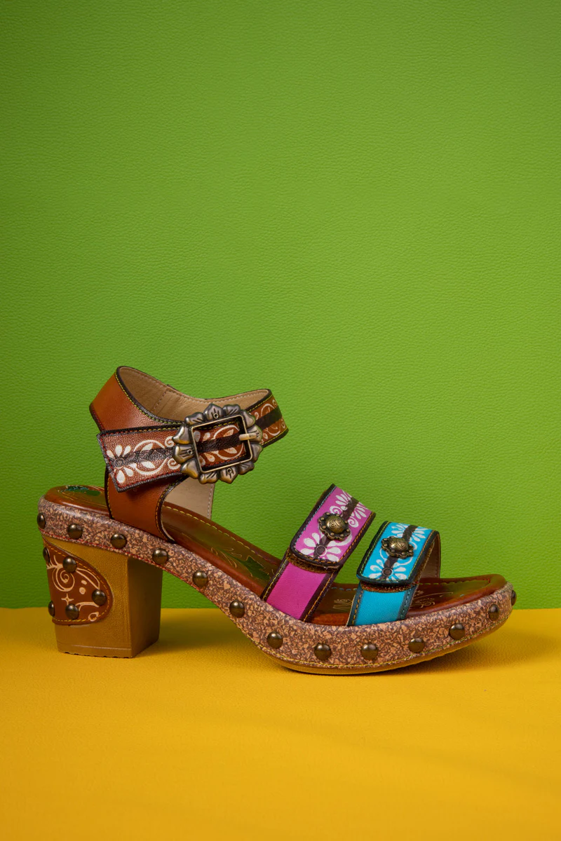 Soffia | Kind Of A Big Deal Rivet Studded Leather Sandal - Image 12