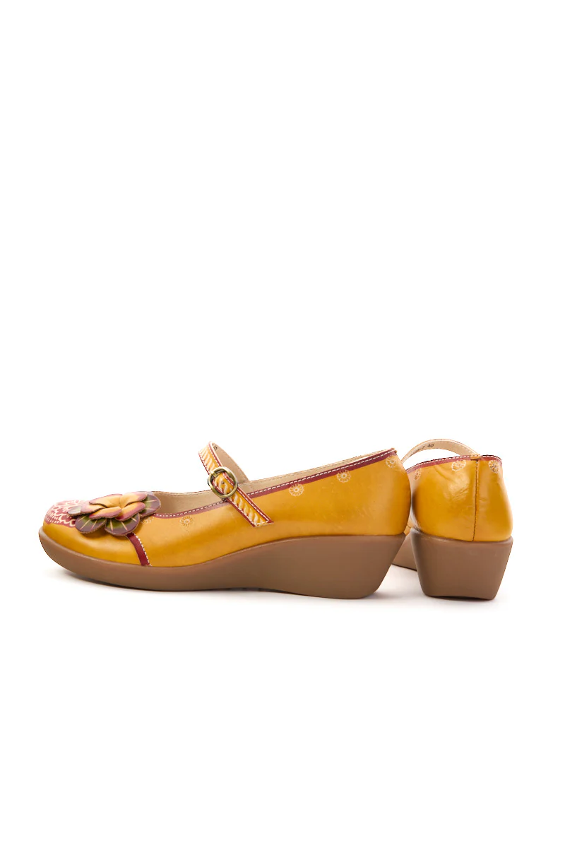 Soffia | Mabel Floral Leather Mary Jane - Image 10