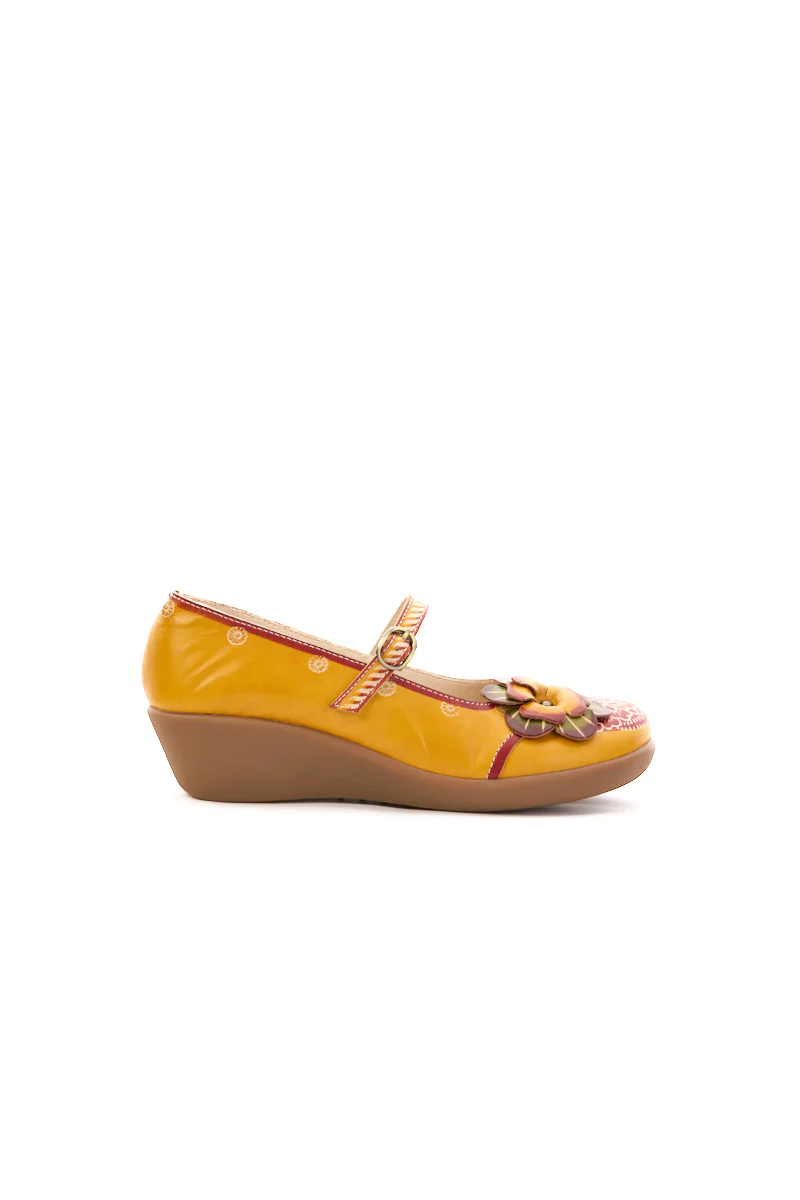 Soffia | Mabel Floral Leather Mary Jane - Image 9