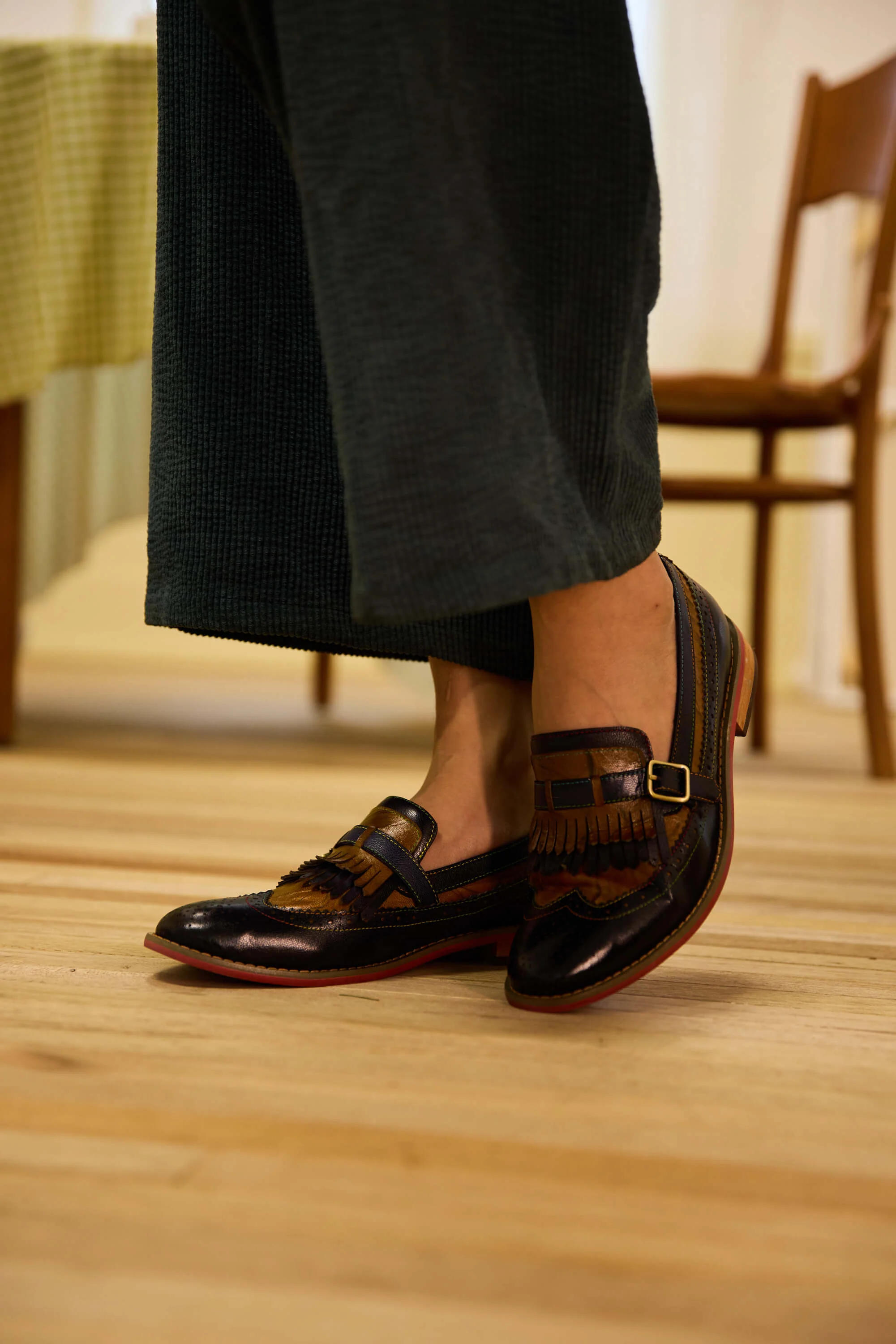 Soffia | Marguerite Leather Moccasin Oxford - Image 3