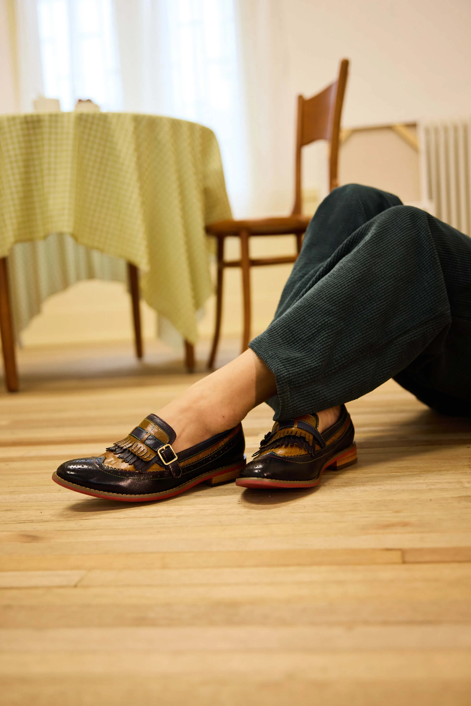 Soffia | Marguerite Leather Moccasin Oxford - Image 5