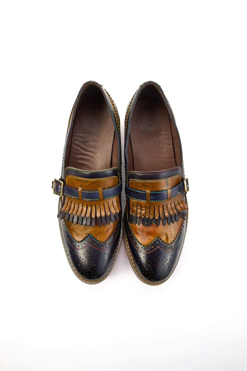 Soffia | Marguerite Leather Moccasin Oxford - Image 9