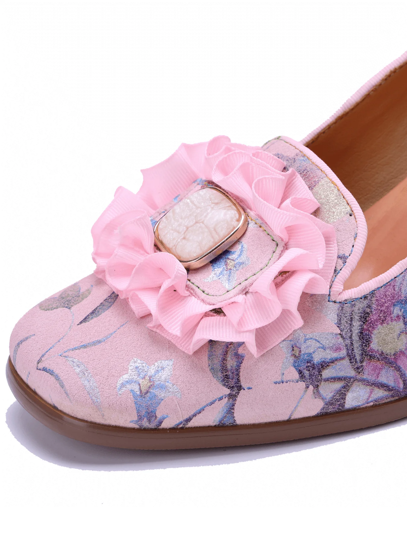 Soffia | Marney Floral Printed Leather Pump - Image 11