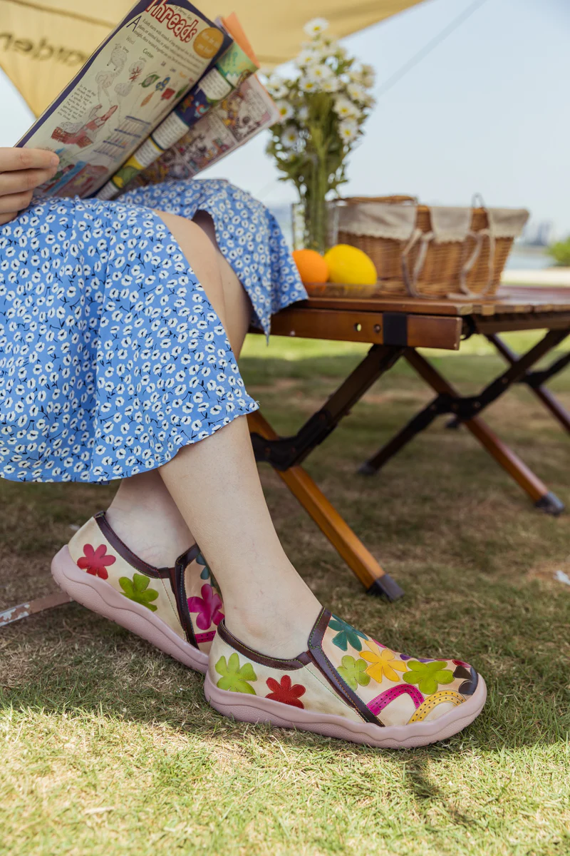 SOFFIA | MULTI BLOSSOM LEATHER LOAFER - Image 5