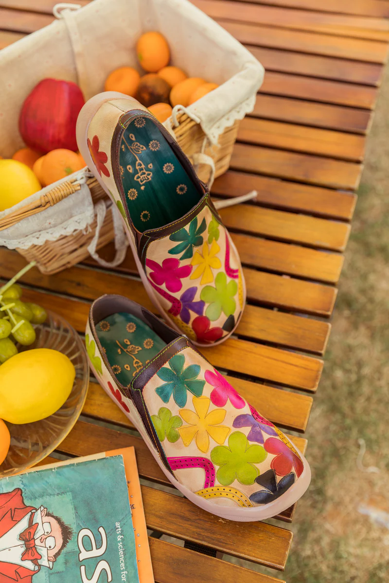 SOFFIA | MULTI BLOSSOM LEATHER LOAFER - Image 8