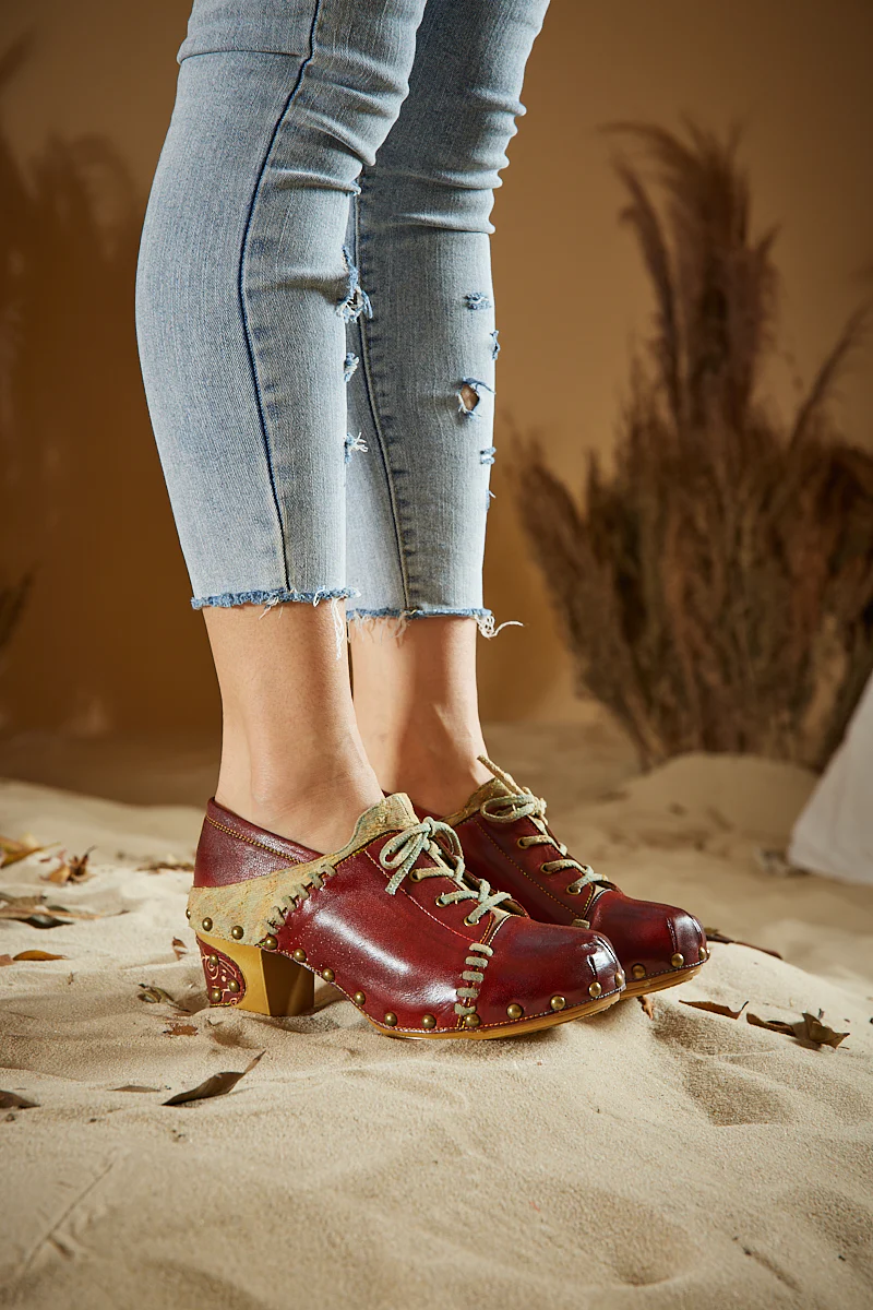 Soffia | Murray Studded Leather Ankle Boots - Image 2