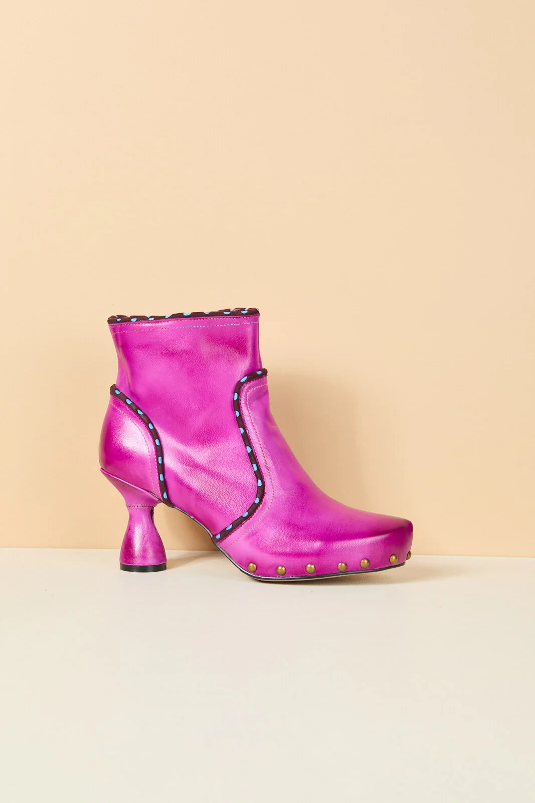Soffia | Paris Skies Leather Ankle Boots - Image 12
