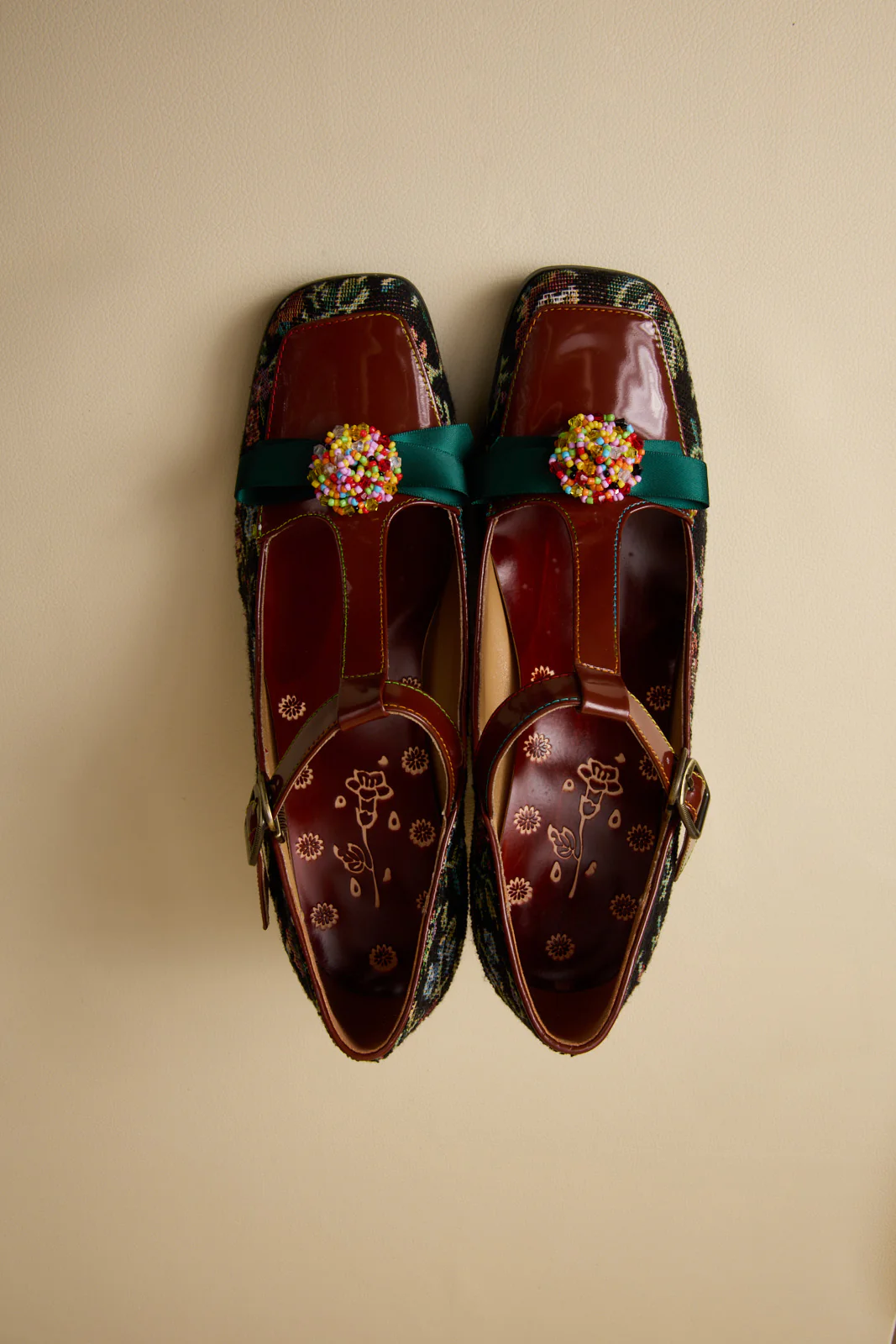 Soffia | Reese Sprinkle Applique T-Strap Pump - Image 12