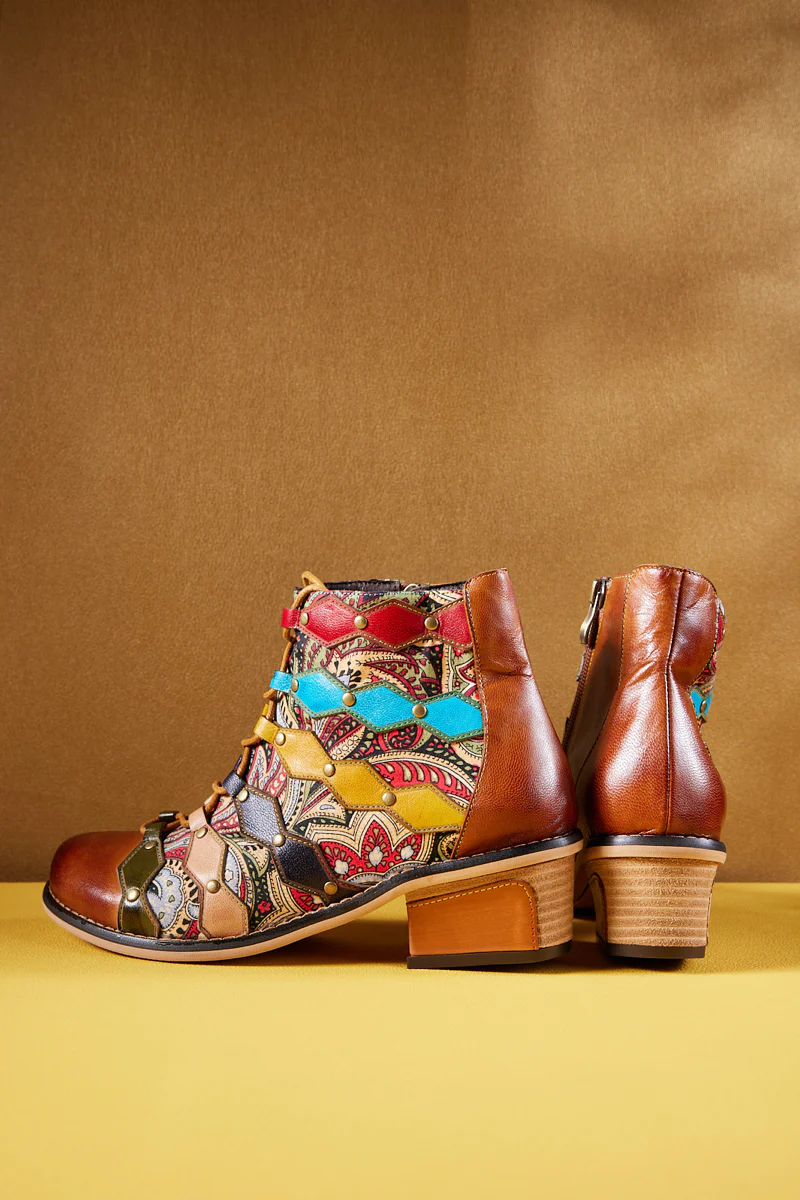 Soffia | Show Off Treasure Leather Ankle Boots - Image 12