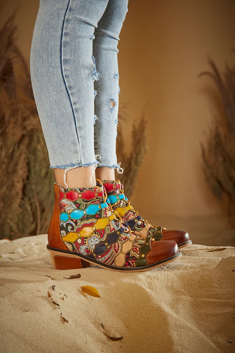 Soffia | Show Off Treasure Leather Ankle Boots - Image 2