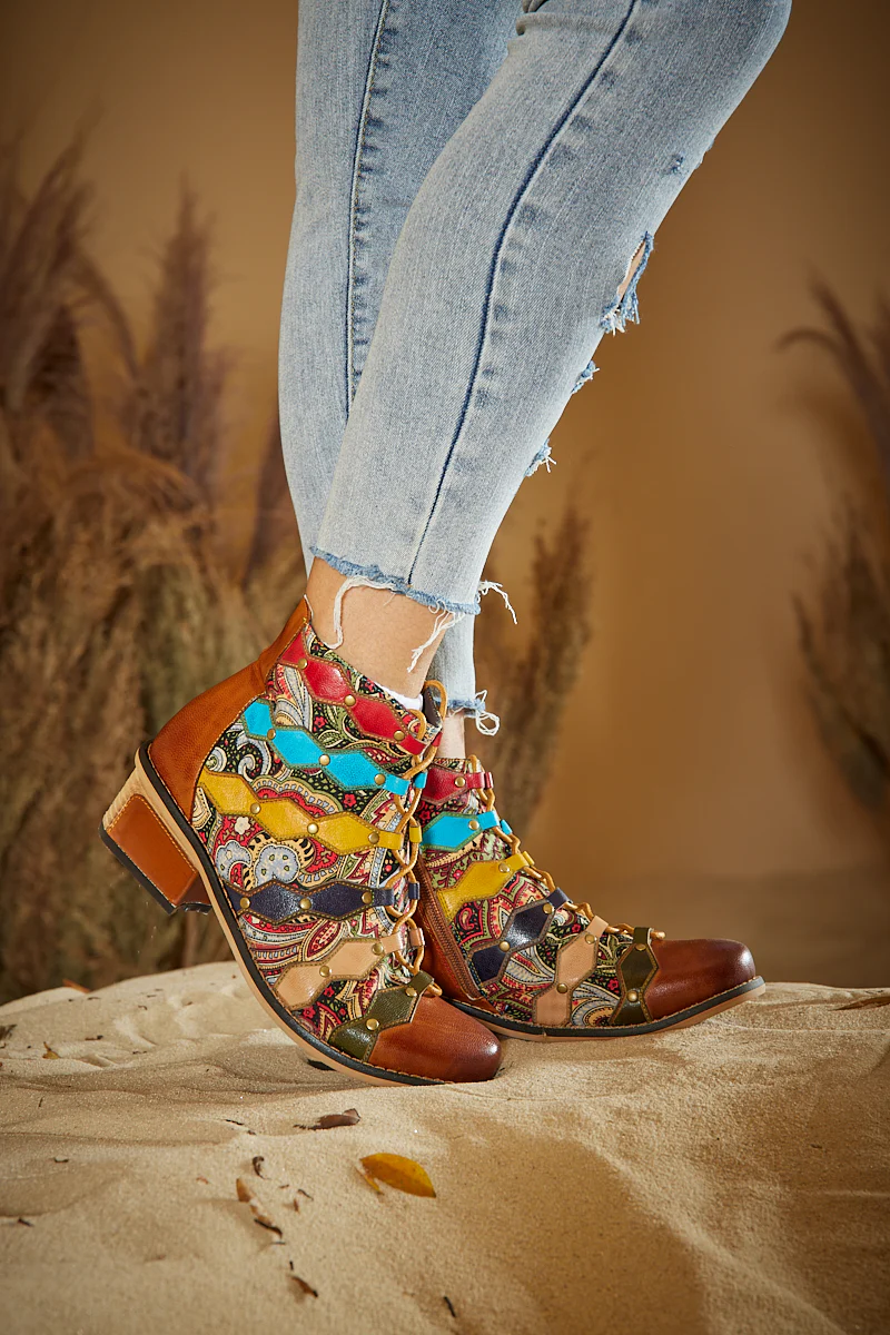 Soffia | Show Off Treasure Leather Ankle Boots - Image 3