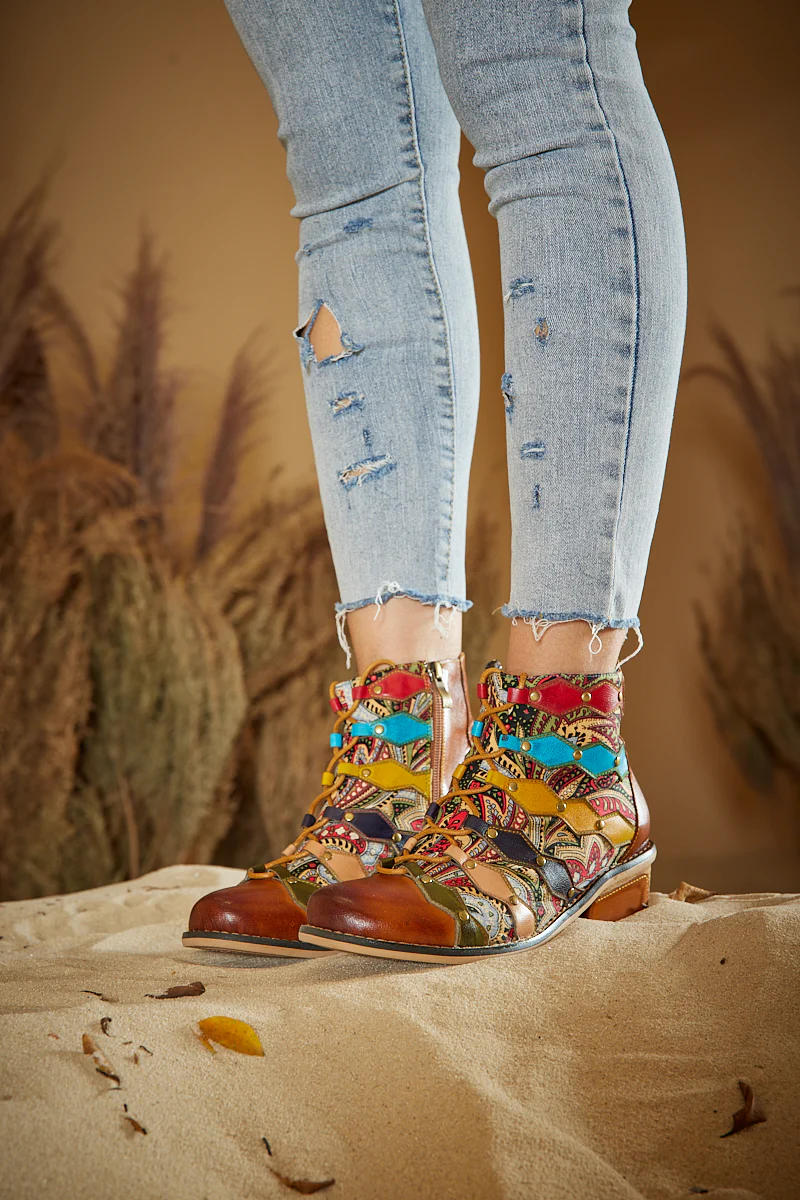Soffia | Show Off Treasure Leather Ankle Boots - Image 4