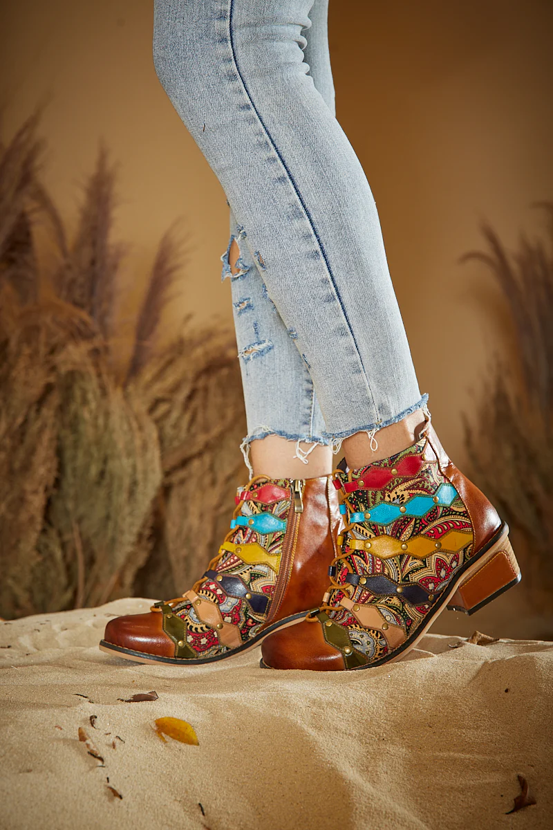Soffia | Show Off Treasure Leather Ankle Boots - Image 5
