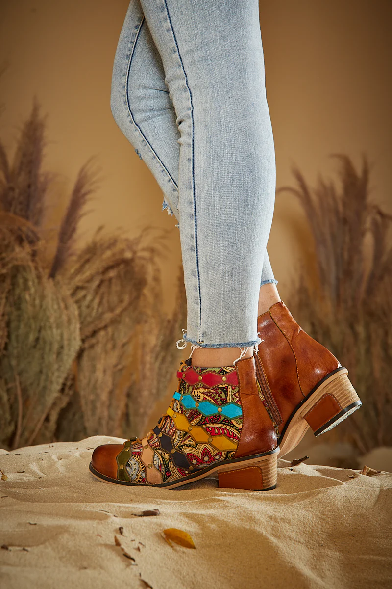 Soffia | Show Off Treasure Leather Ankle Boots - Image 6