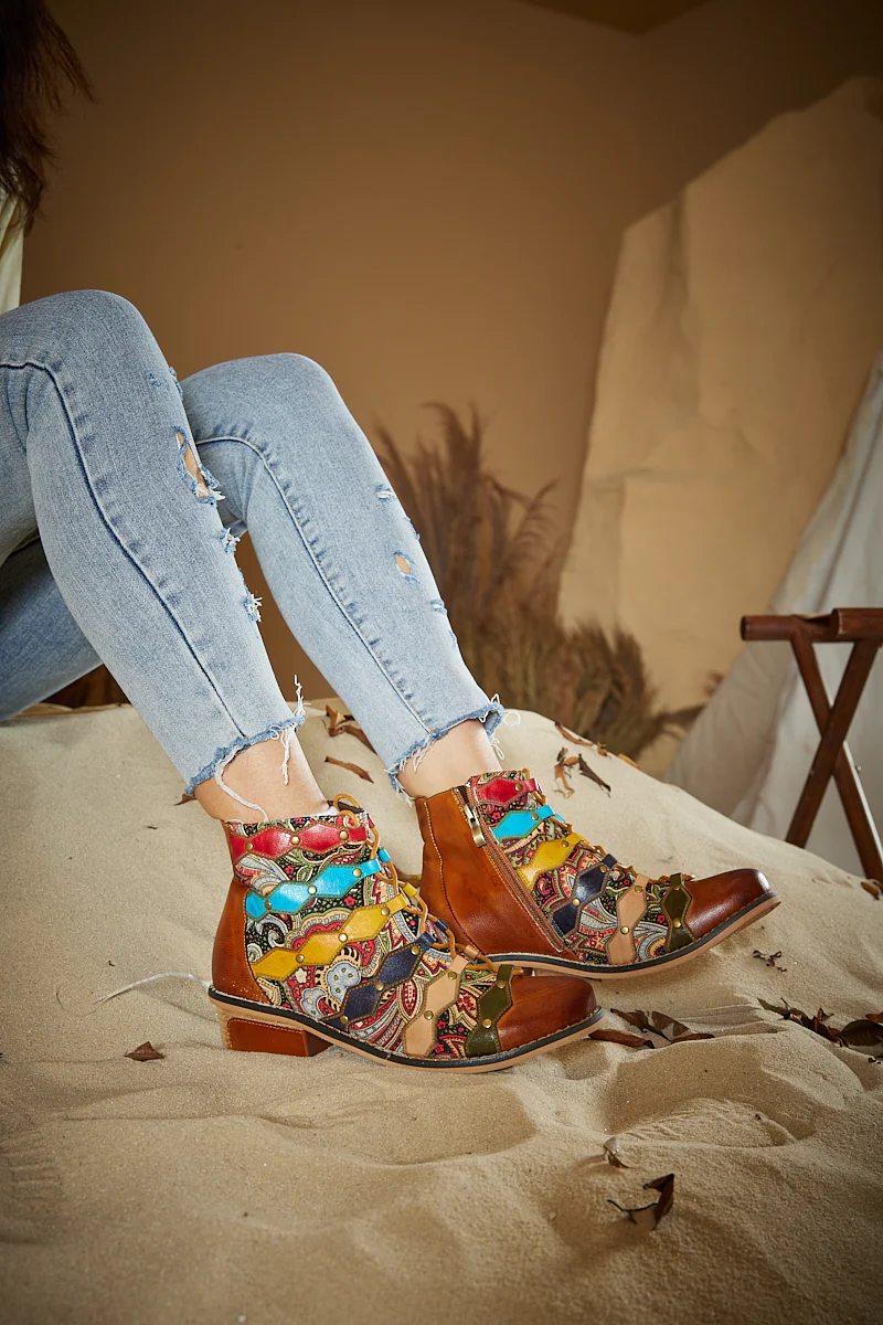 Soffia | Show Off Treasure Leather Ankle Boots - Image 7