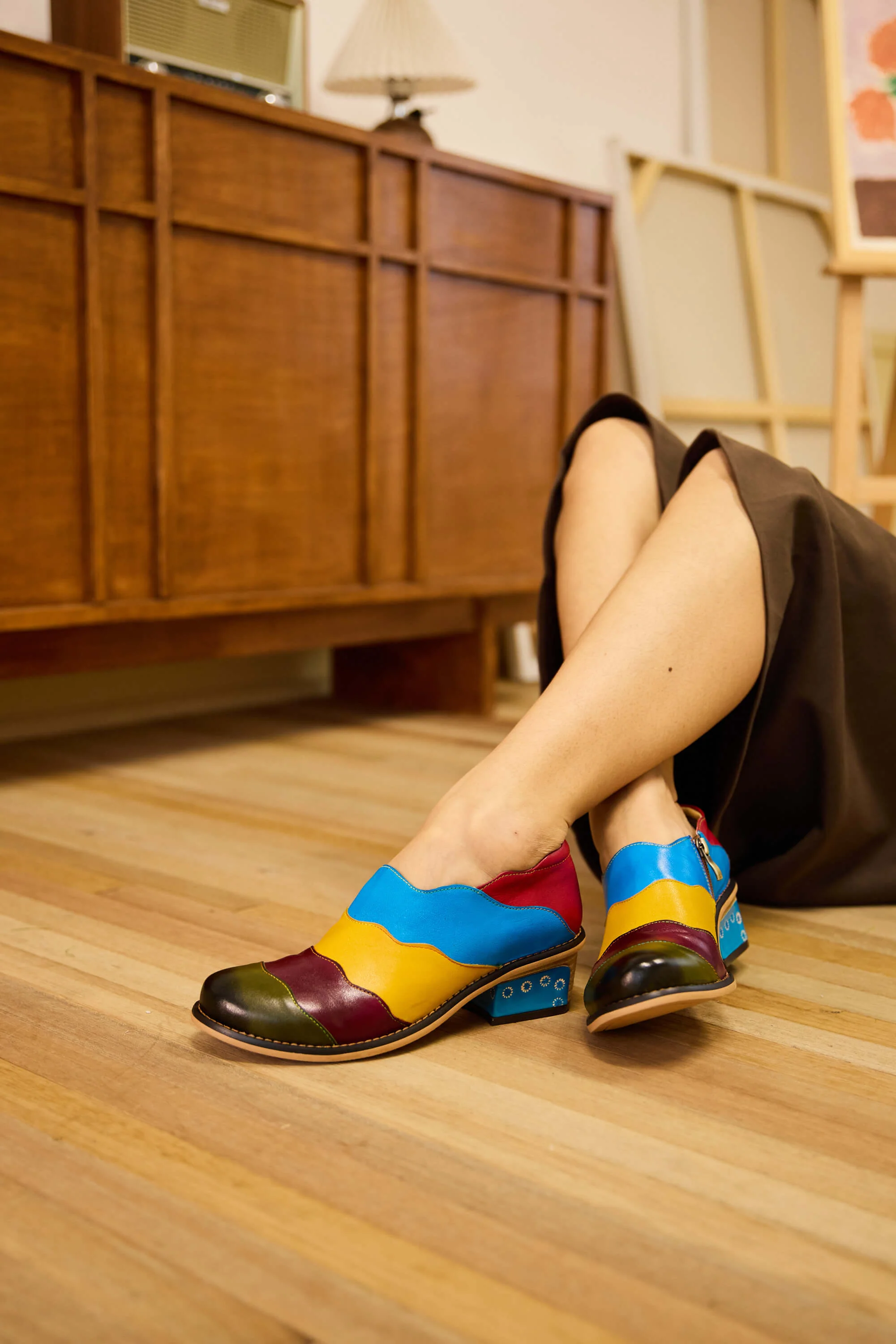 Soffia | Sweet Summertime Leather Booties - Image 5