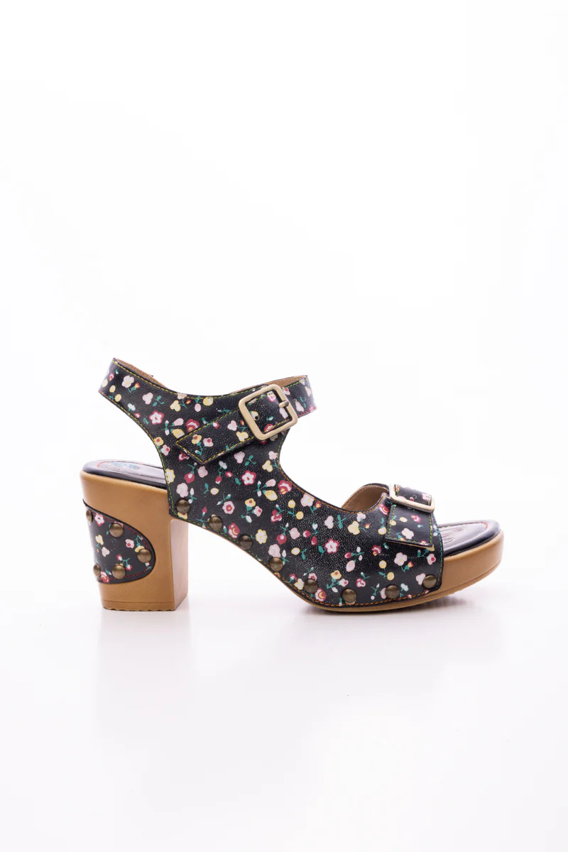 SOFFIA | VILMA FLORAL LEATHER SANDAL - Image 10