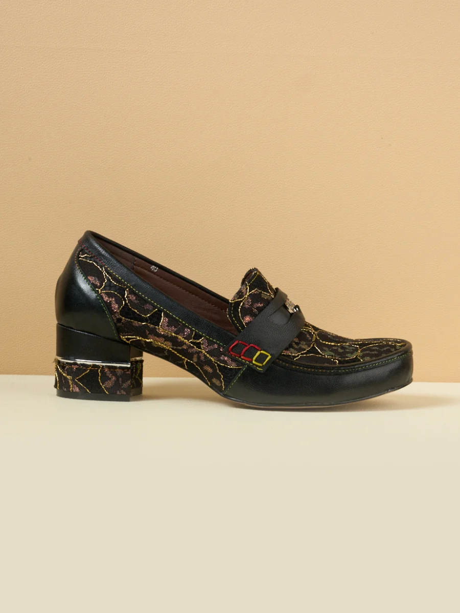 Soffia | Winny Jacquard Leather Loafer - Image 3