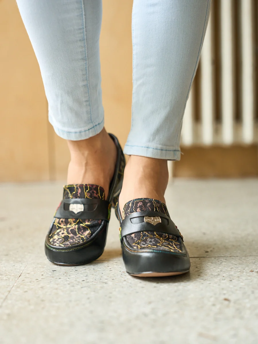 Soffia | Winny Jacquard Leather Loafer - Image 6
