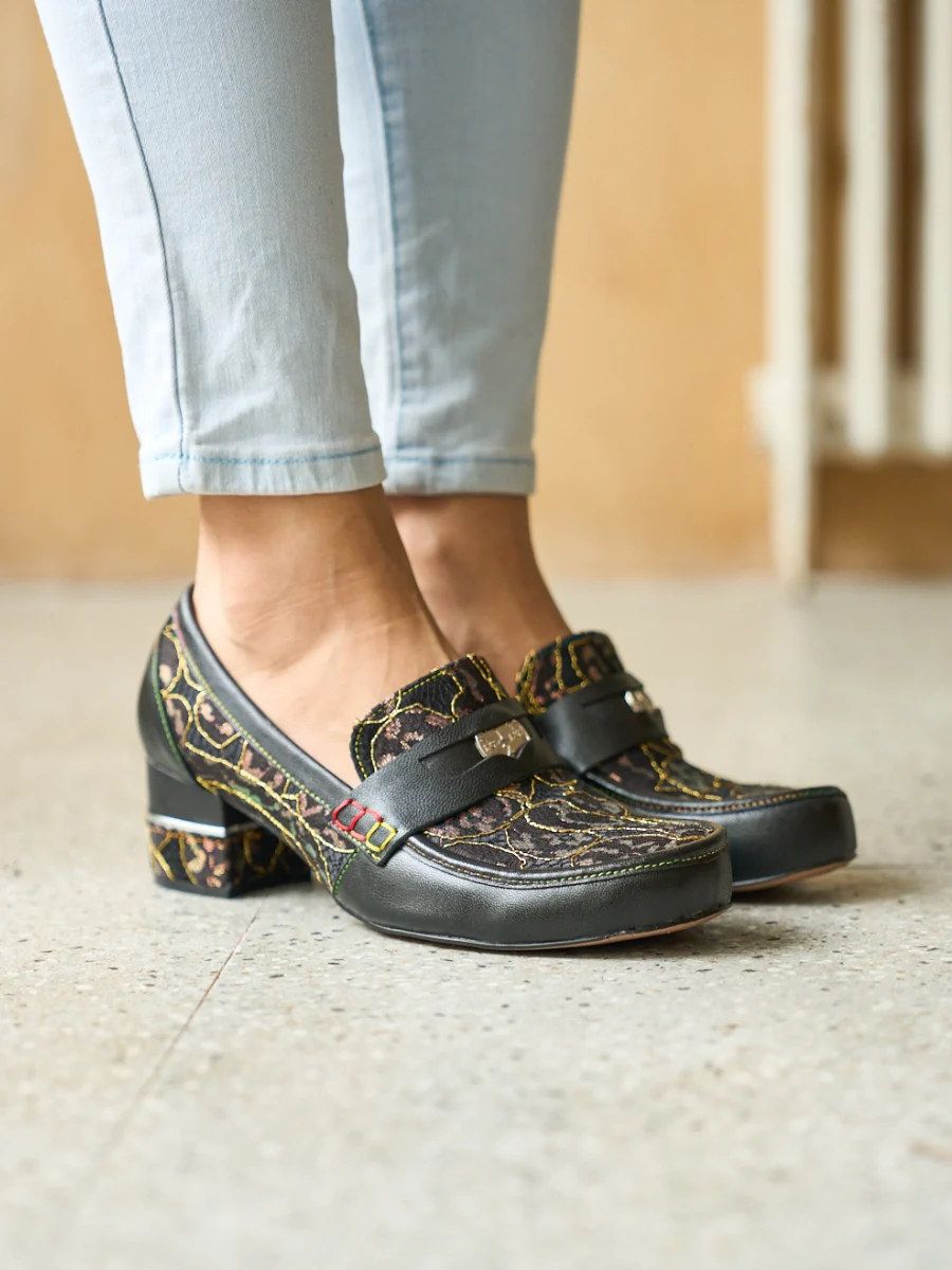Soffia | Winny Jacquard Leather Loafer - Image 9