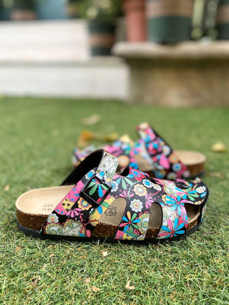 Strappy Slide Clogs Clog Shoes Sandals - Maibulun - Image 4