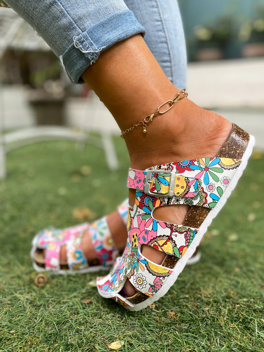 Strappy Slide Clogs Clog Shoes Sandals - Maibulun - Image 9