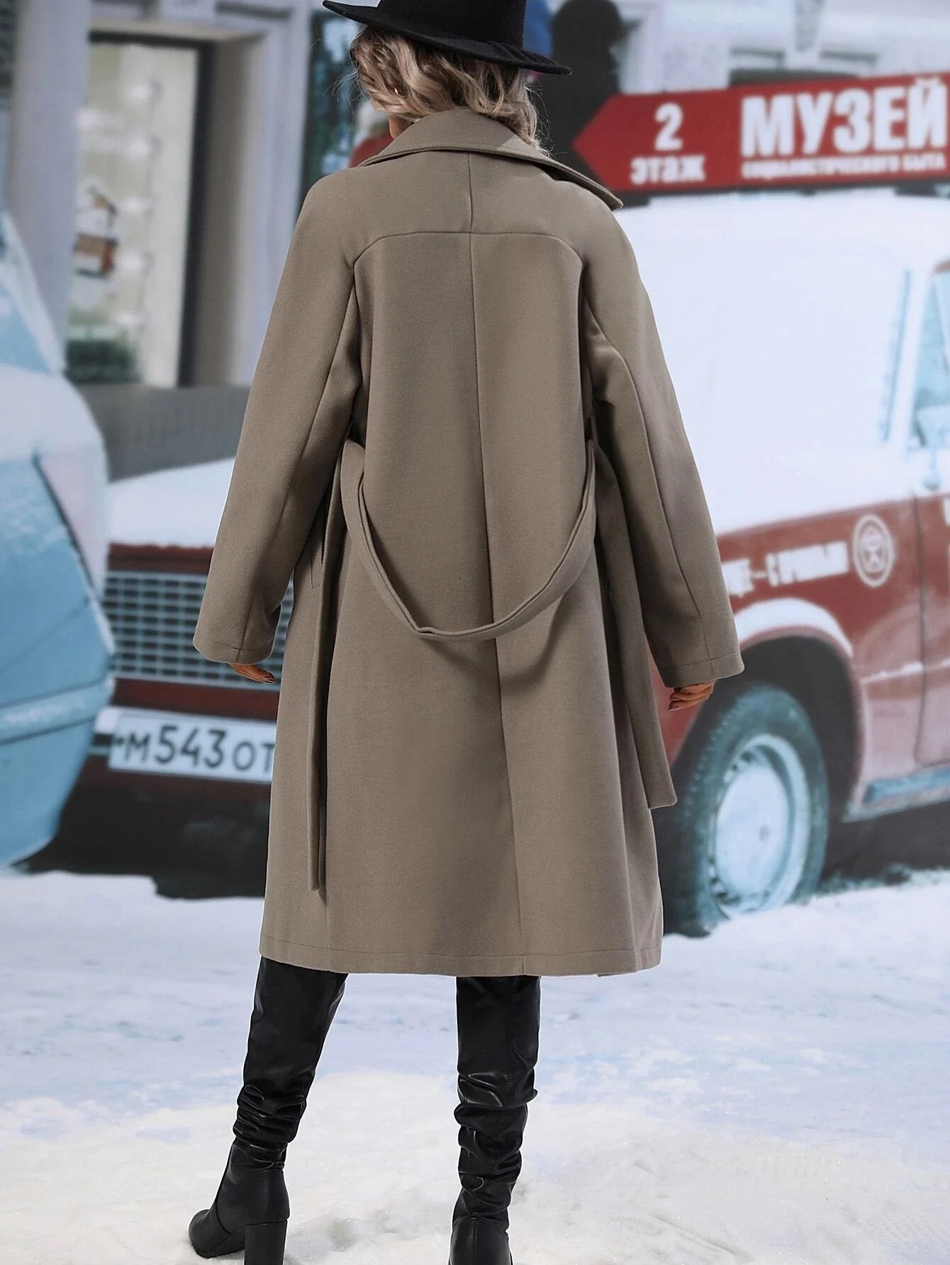 Stroll Along Pocketed Coat - Image 12