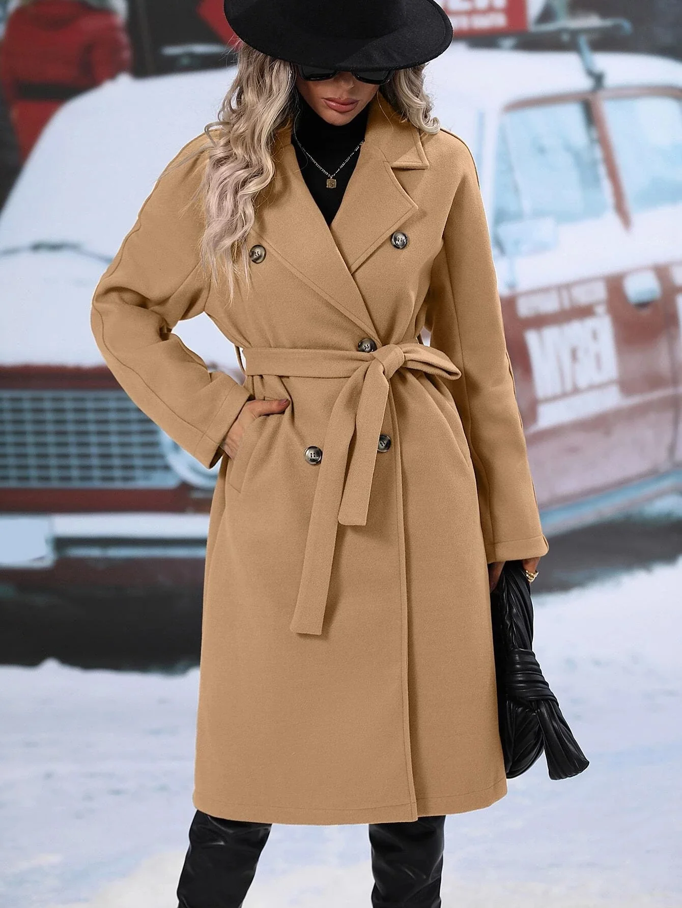 Stroll Along Pocketed Coat - Image 13