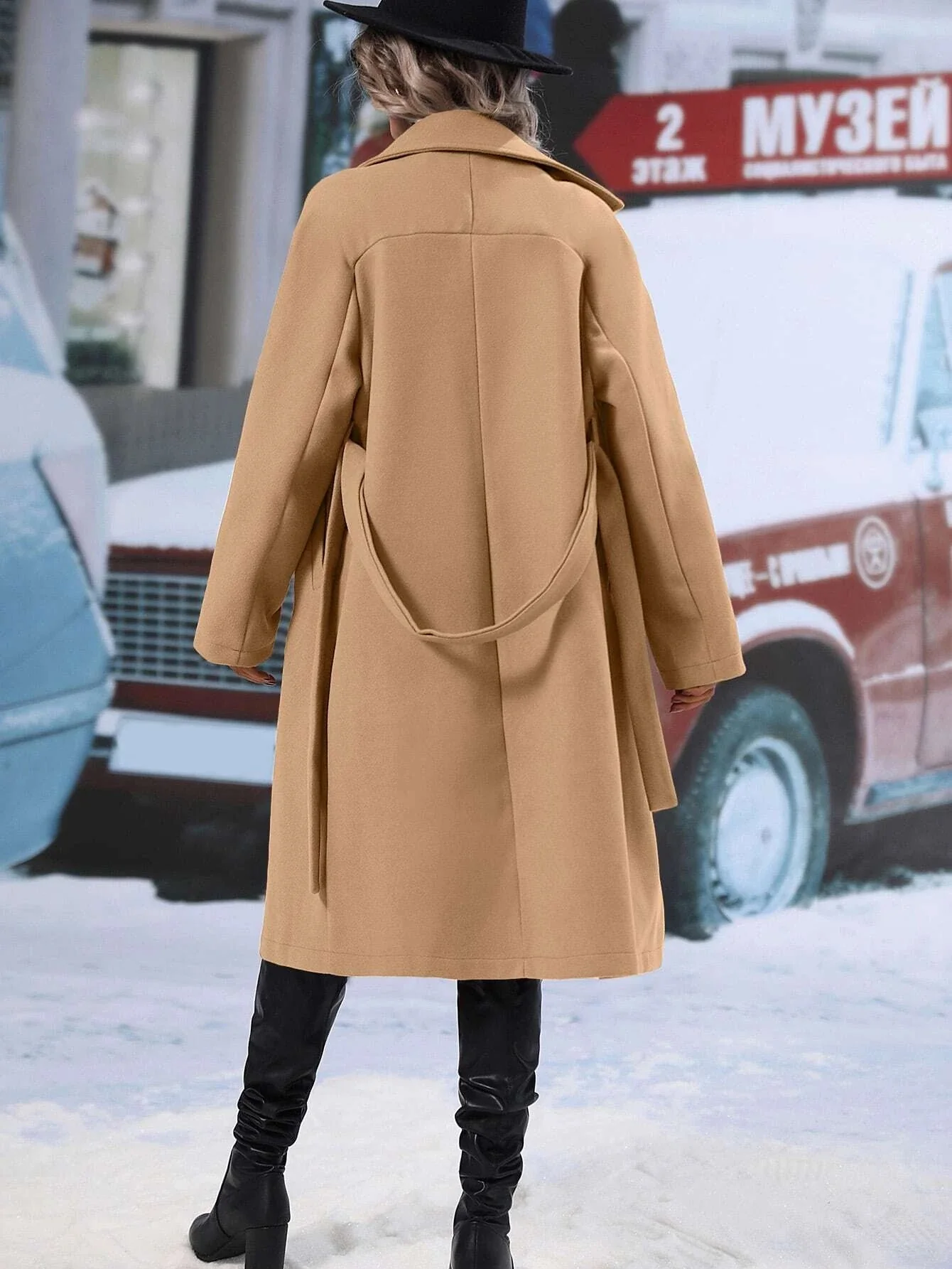 Stroll Along Pocketed Coat - Image 16
