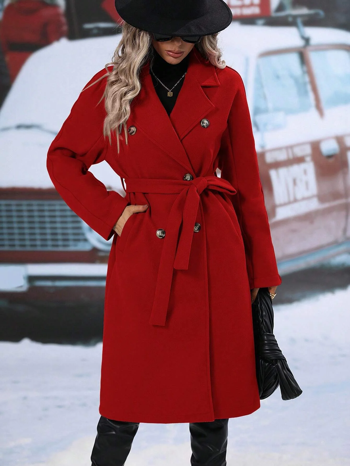 Stroll Along Pocketed Coat - Image 19