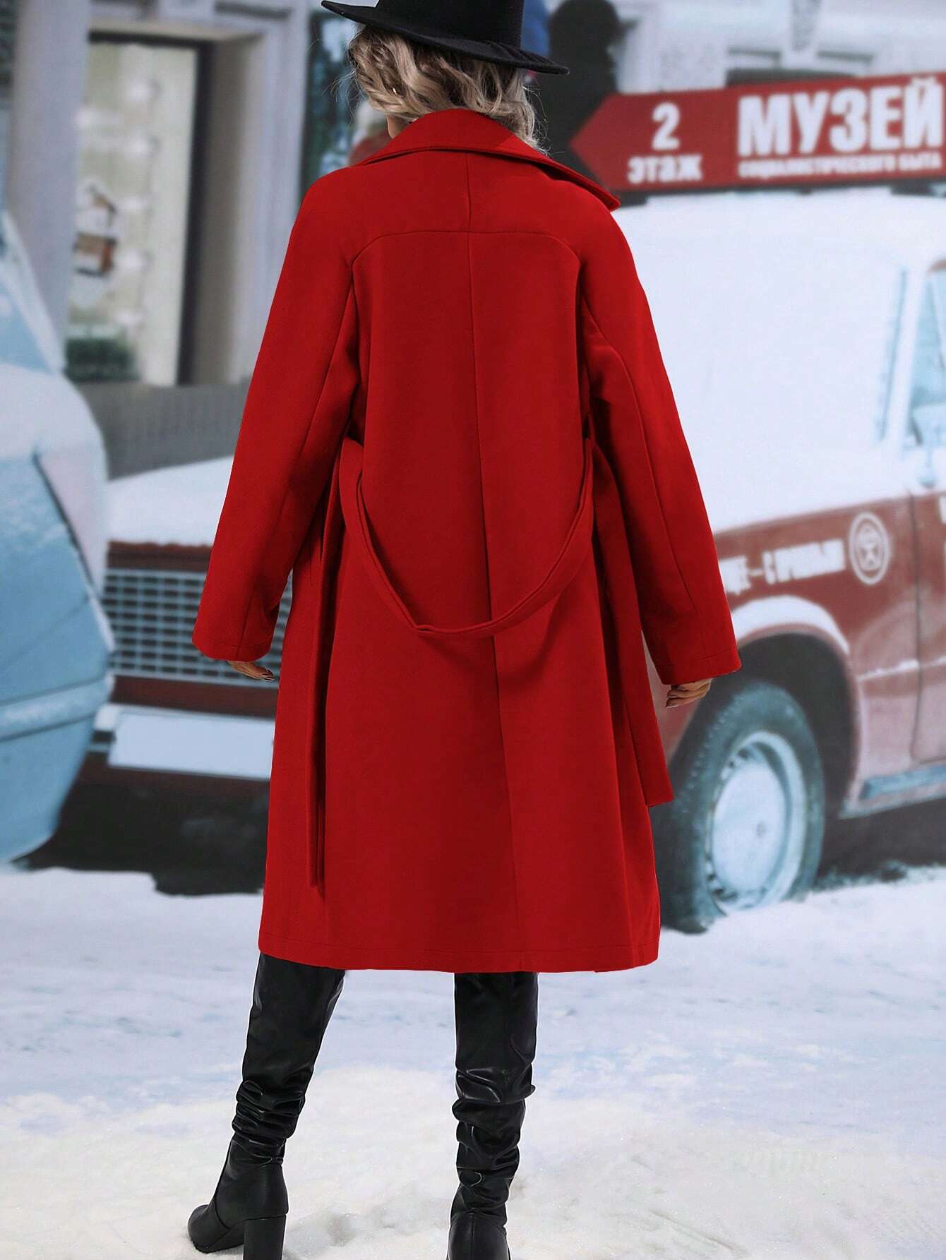 Stroll Along Pocketed Coat - Image 20
