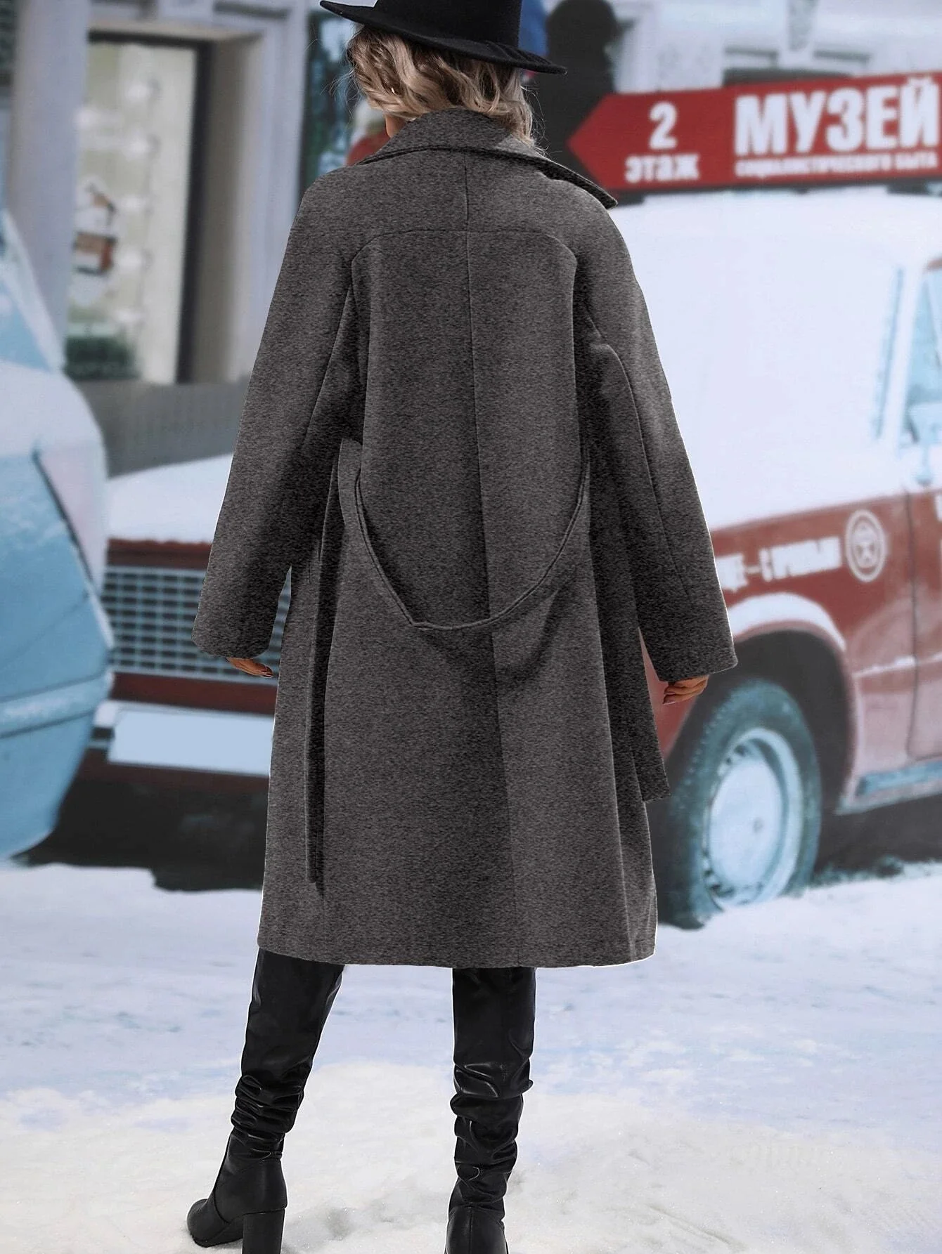 Stroll Along Pocketed Coat - Image 25