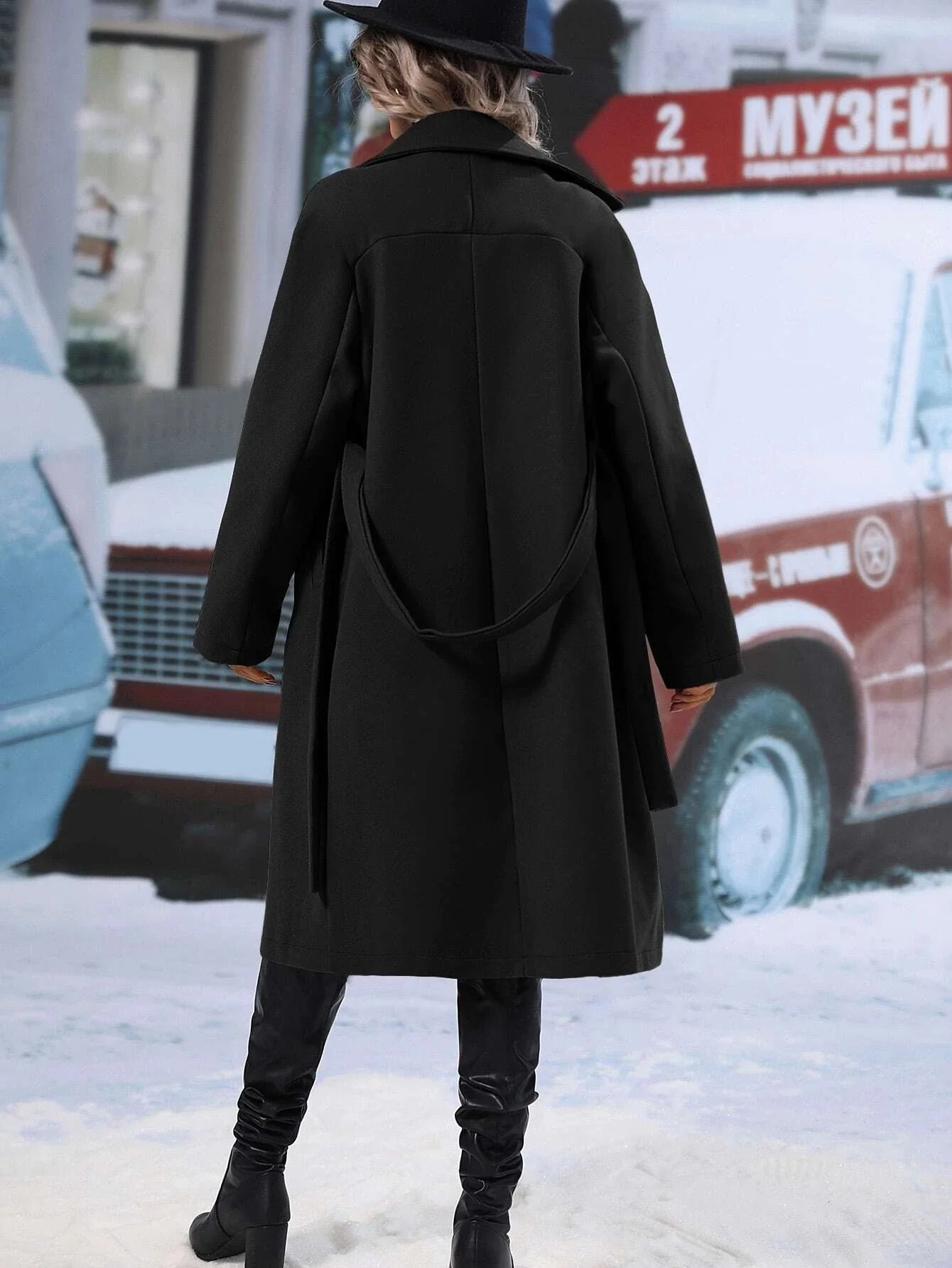 Stroll Along Pocketed Coat - Image 4