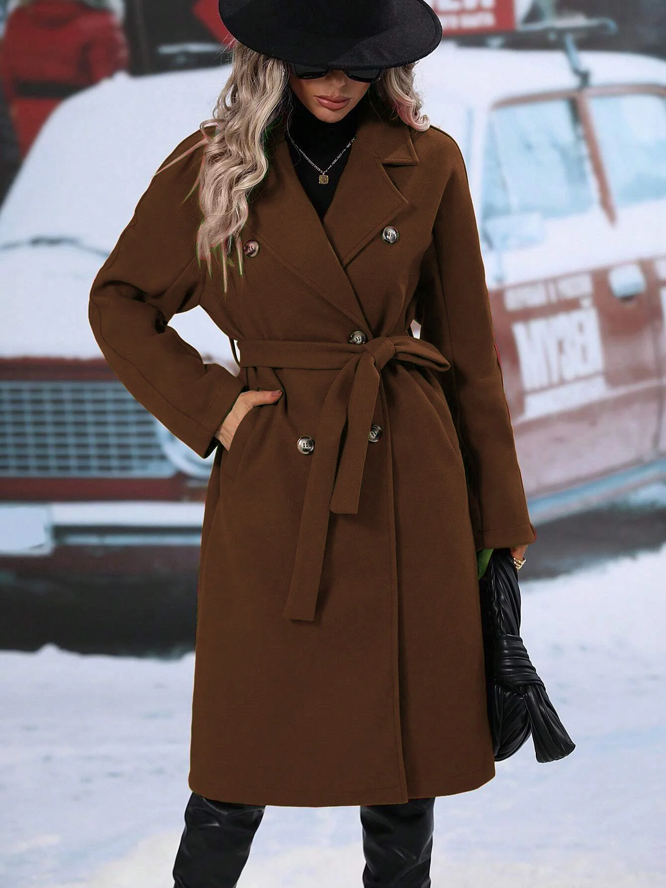 Stroll Along Pocketed Coat - Image 5