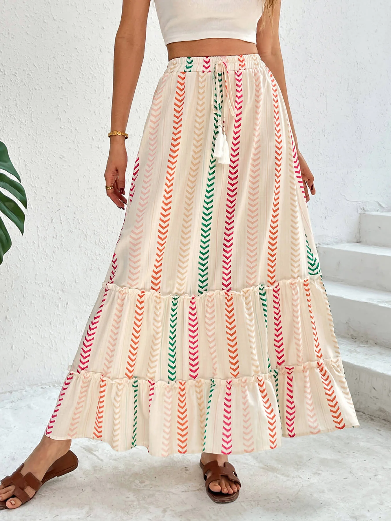 Sutton High Waisted Maxi Skirt - Image 3