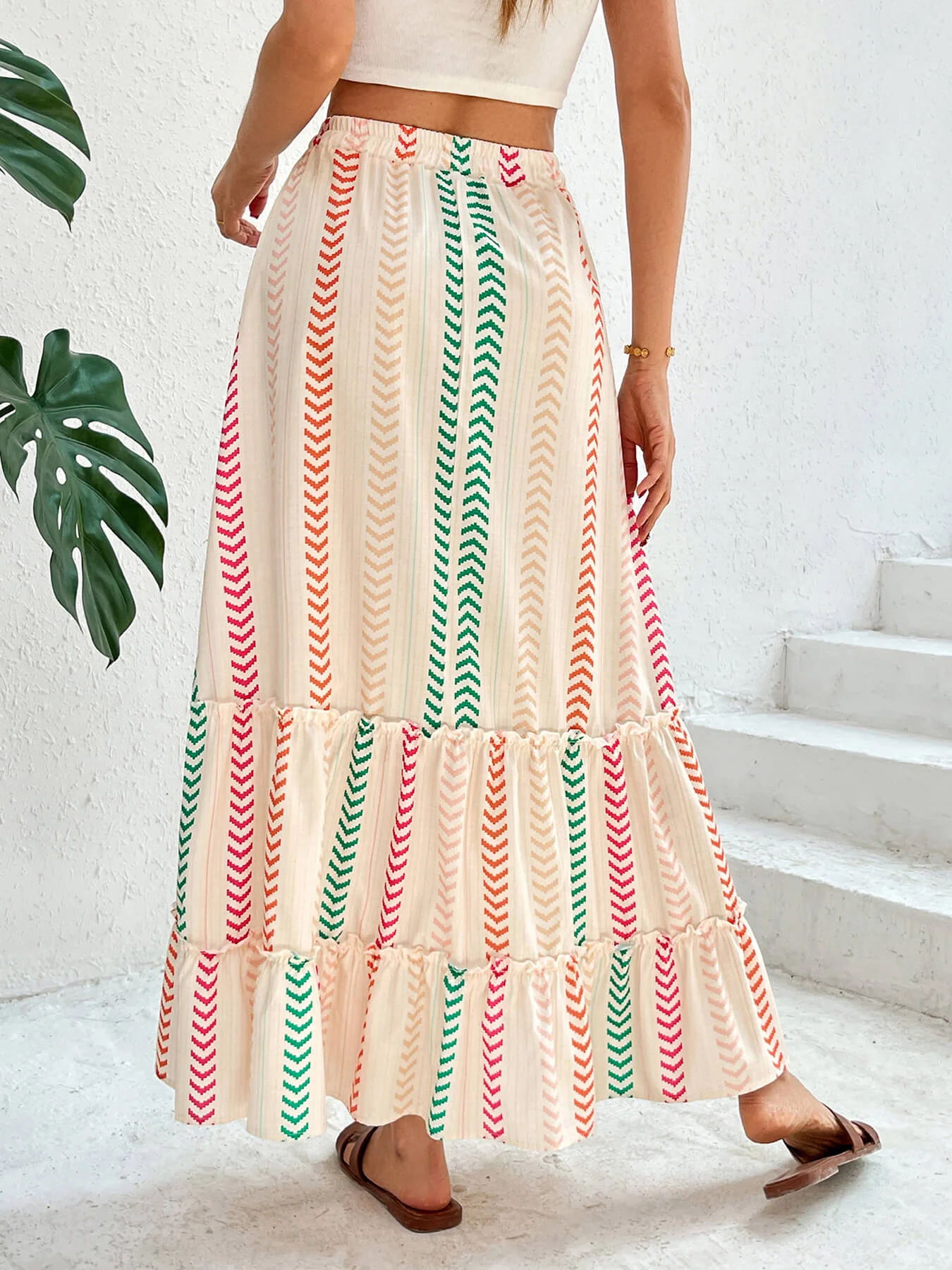 Sutton High Waisted Maxi Skirt - Image 4