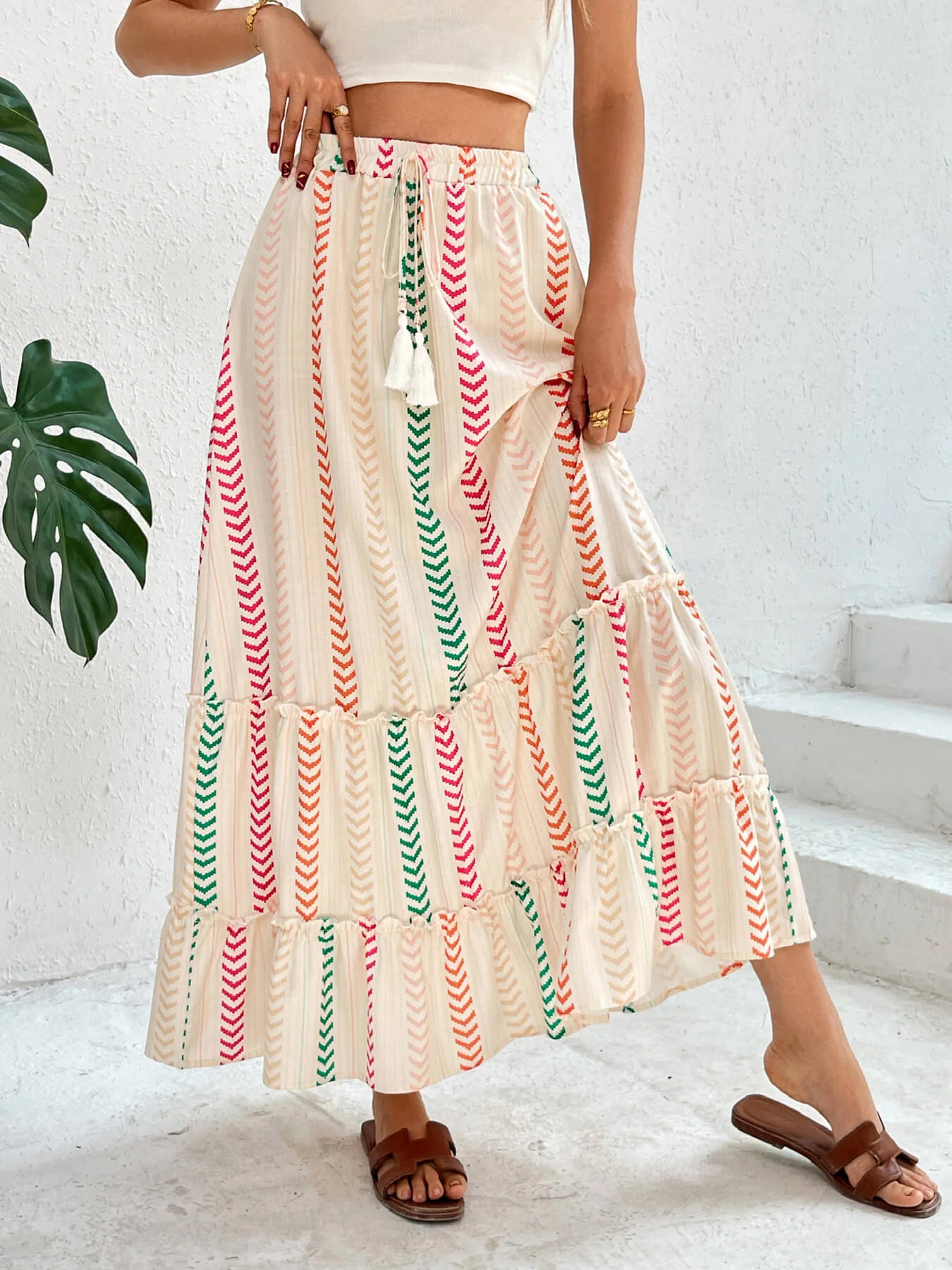 Sutton High Waisted Maxi Skirt - Image 5