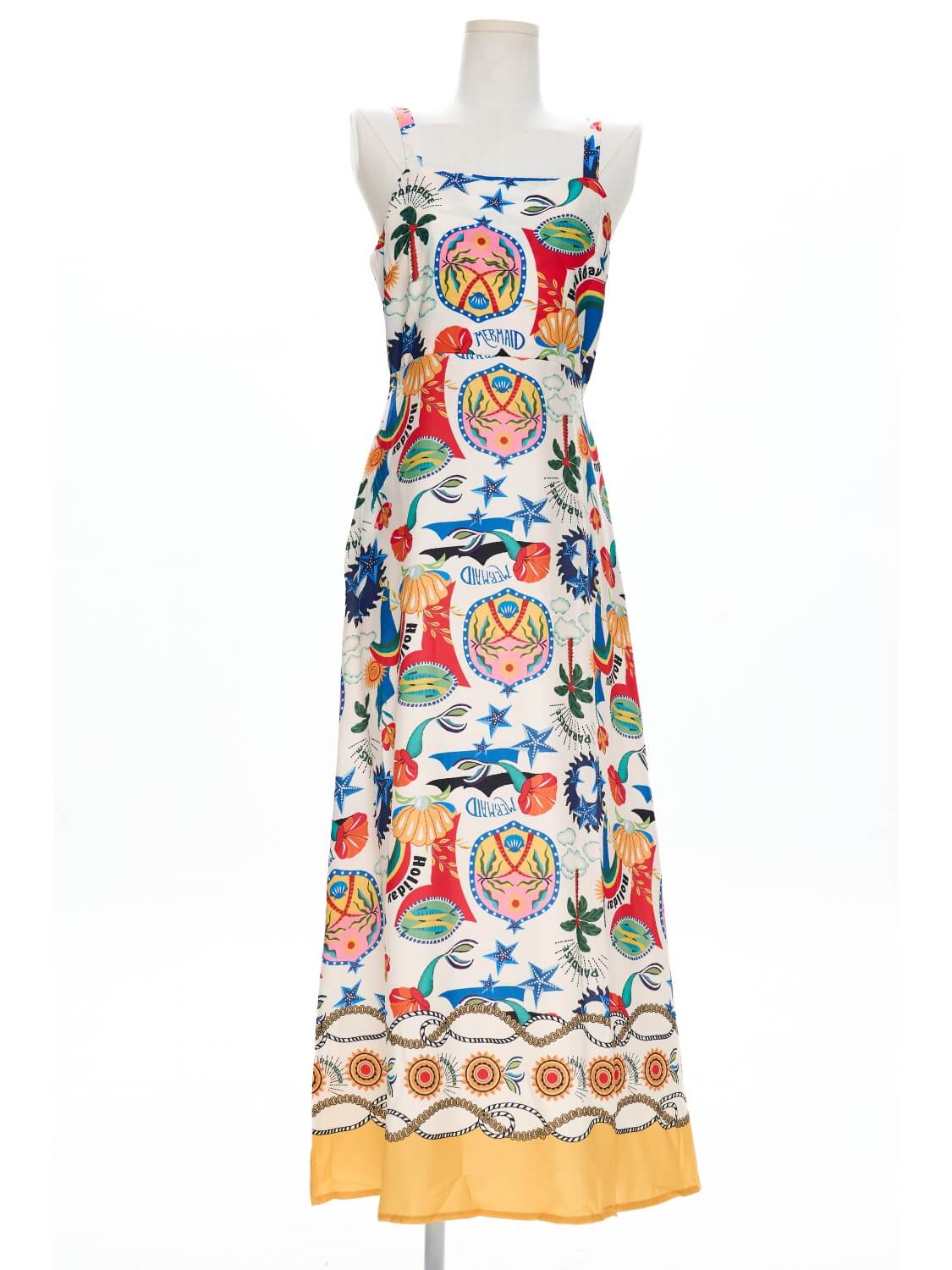 Sweet Days Vacancy Prints Linen Blend Midi Dress - Image 5