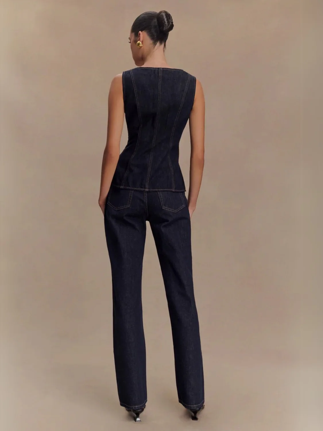 Sweet Haze Denim Matching Sets - Image 3
