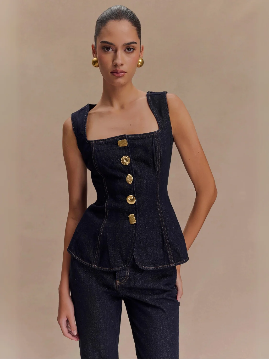 Sweet Haze Denim Matching Sets - Image 5